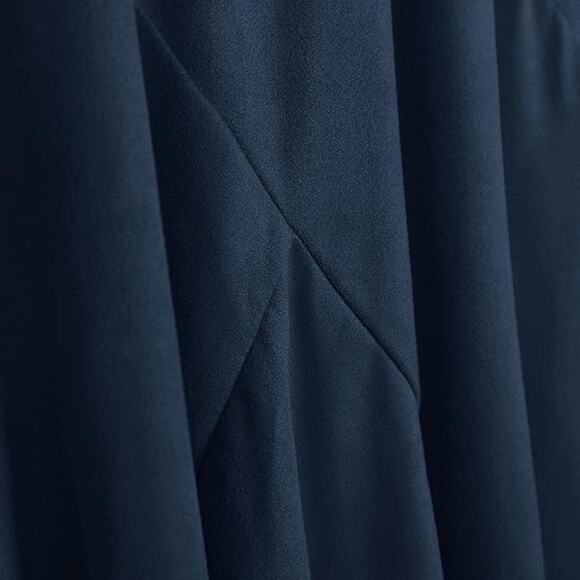 Navy Faux Suede Midi Skirt - XL - New with Tags! - Picture 2 of 7